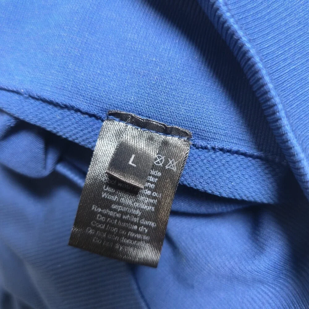 Alphalete Seamless Leggings Womens Large Blue High Waist Stretch Athletic - Picture 3 of 5